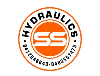 SS HYDRAULICS logo design by labo