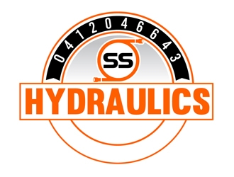 SS HYDRAULICS logo design by DreamLogoDesign