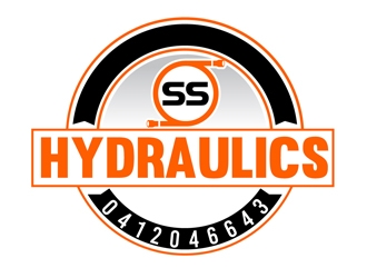 SS HYDRAULICS logo design by DreamLogoDesign