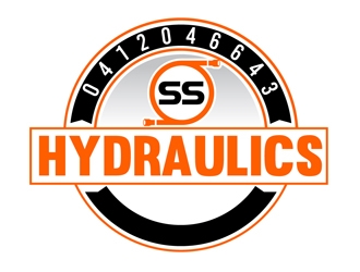 SS HYDRAULICS logo design by DreamLogoDesign