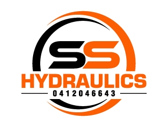 SS HYDRAULICS logo design by labo