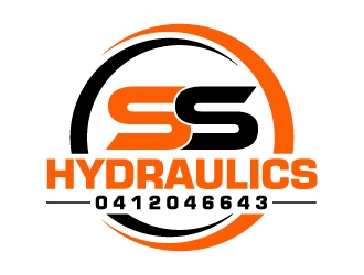 SS HYDRAULICS logo design by labo