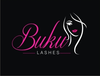Buku Lashes logo design by GURUARTS