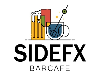 SIDEFX barcafe logo design by Shailesh