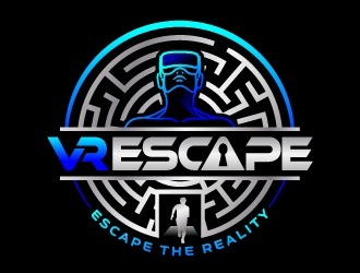 VR Escape logo design by jaize