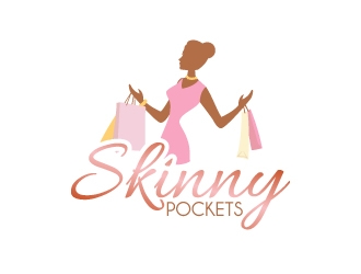 Skinny Pockets logo design by karjen