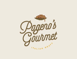 Pagenos Gourmet Italian Gravy logo design by emberdezign