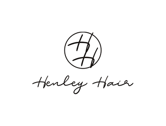 Henley Hair  logo design by blackcane