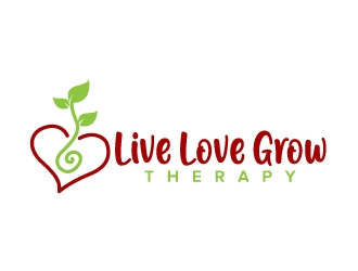 Live Love Grow Therapy logo design by jaize