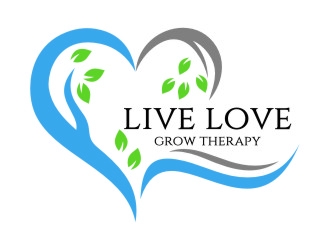 Live Love Grow Therapy logo design by jetzu