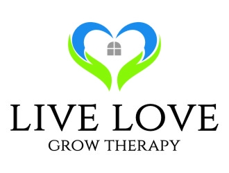 Live Love Grow Therapy logo design by jetzu