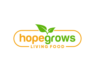 hopegrows living food logo design by Panara