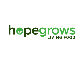 hopegrows living food logo design by lexipej