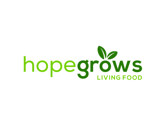 hopegrows living food logo design by cintoko