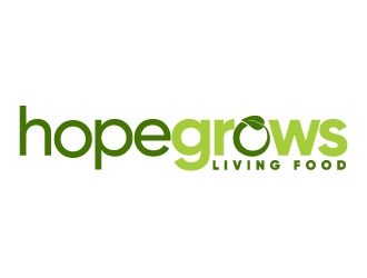 hopegrows living food logo design by Erasedink