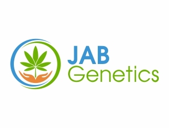 JAB Genetics logo design by alfais