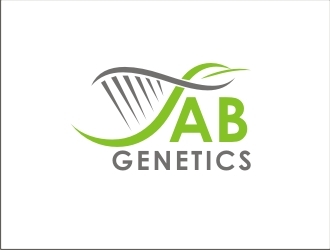 JAB Genetics logo design by GURUARTS