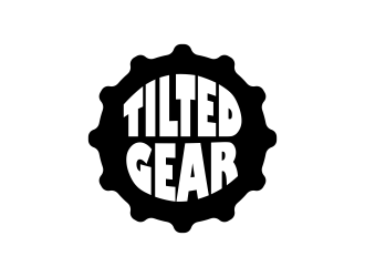 Tilted Gear logo design by AisRafa