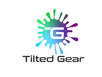 Tilted Gear logo design by Rossee