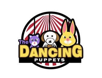 The Dancing Puppets  logo design by bougalla005