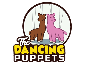 The Dancing Puppets  logo design by MonkDesign
