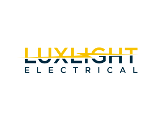 Luxlight Electrical logo design by ammad