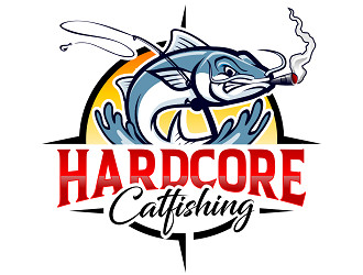 Hardcore Catfishing logo design by haze