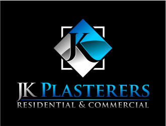 JK Plasterers. residential and commercial  logo design by cintoko