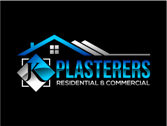 JK Plasterers. residential and commercial  logo design by cintoko