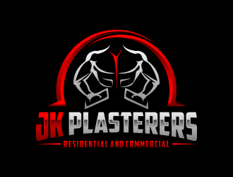 JK Plasterers. residential and commercial  logo design by semar