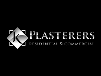 JK Plasterers. residential and commercial  logo design by cintoko