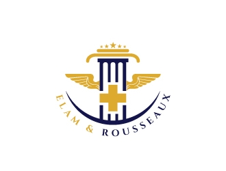 Elam & Rousseaux logo design by Rock