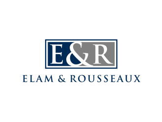 Elam & Rousseaux logo design by ammad