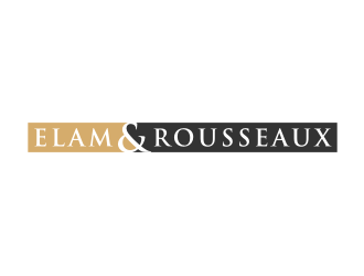 Elam & Rousseaux logo design by ammad