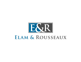 Elam & Rousseaux logo design by logitec