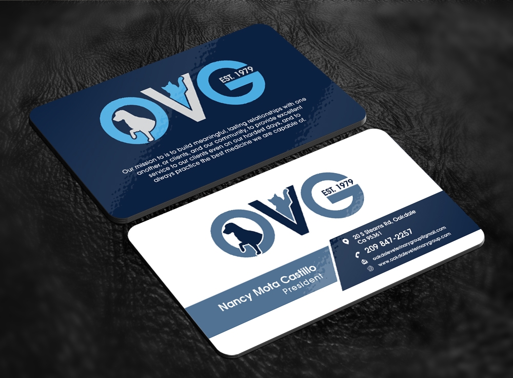 OVG / oakdale Veterinary Group  logo design by abss
