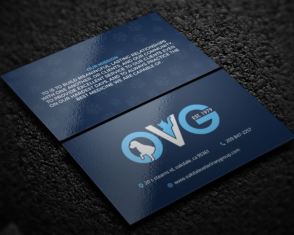 OVG / oakdale Veterinary Group  logo design by scriotx