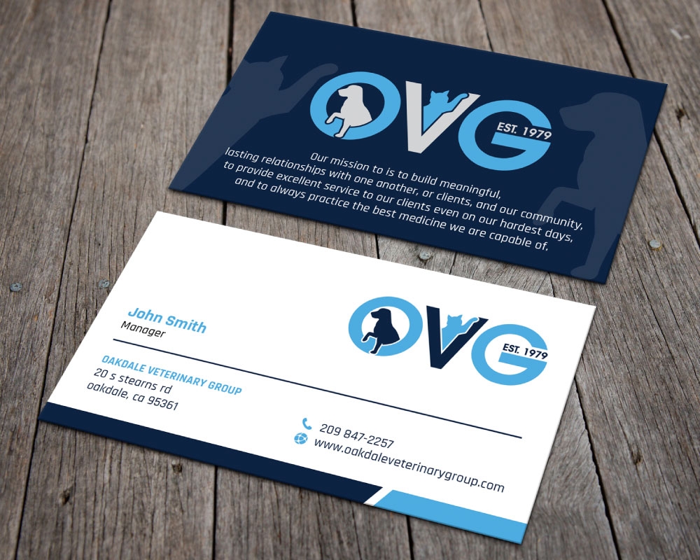 OVG / oakdale Veterinary Group  logo design by Boomstudioz