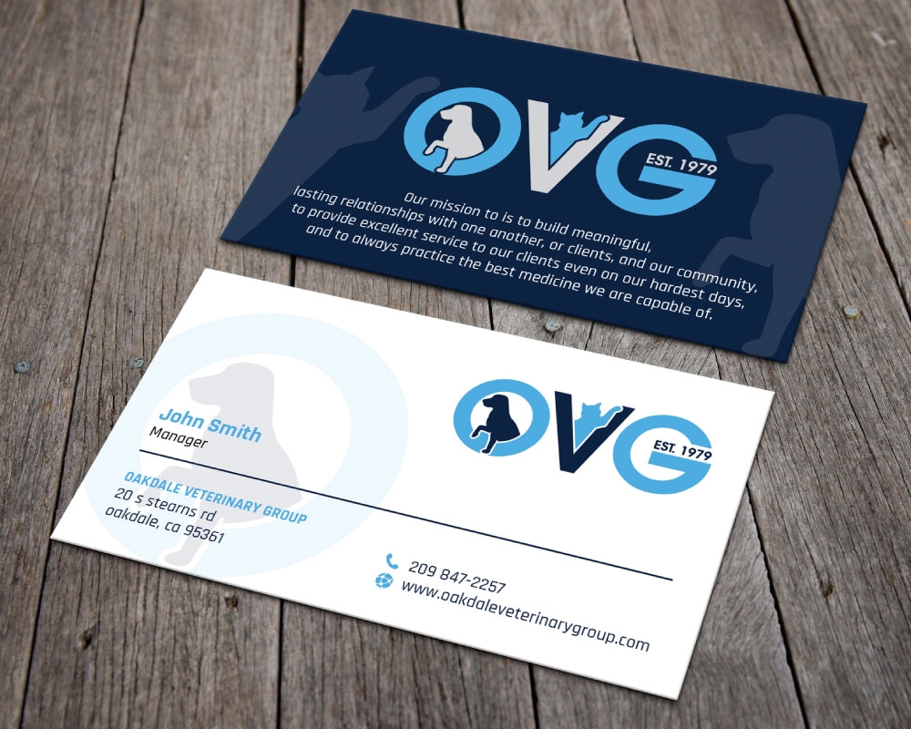 OVG / oakdale Veterinary Group  logo design by Boomstudioz