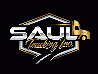Saul Trucking inc. logo design by lestatic22