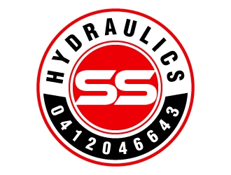 SS HYDRAULICS logo design by labo