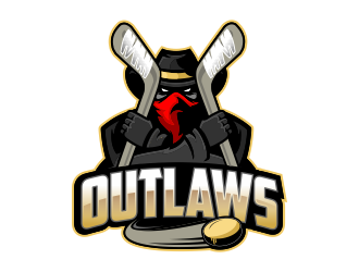 Outlaws logo design by Cekot_Art