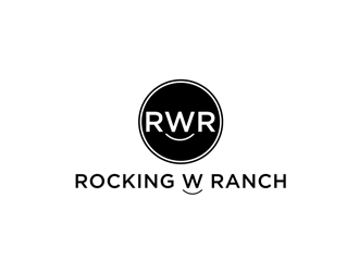 Rockin W Ranch logo design by johana