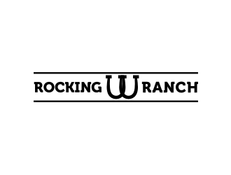 Rockin W Ranch logo design by Barkah