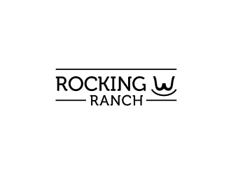 Rockin W Ranch logo design by Barkah