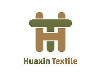 Huaxin Textile logo design by gitzart