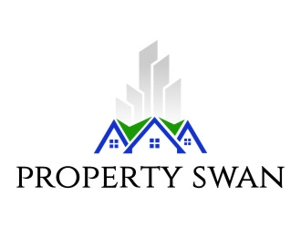 Property Swan logo design by jetzu