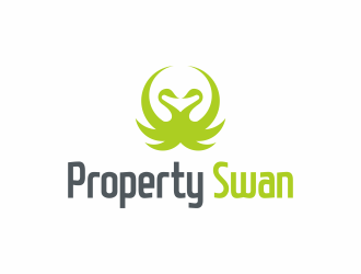 Property Swan logo design by menanagan