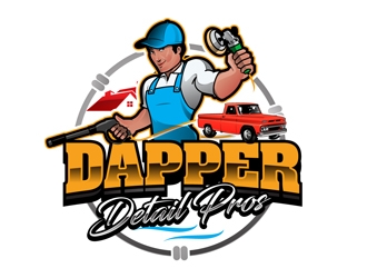 Dapper Detail Pros logo design by DreamLogoDesign