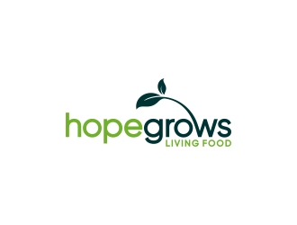 hopegrows living food logo design by CreativeKiller